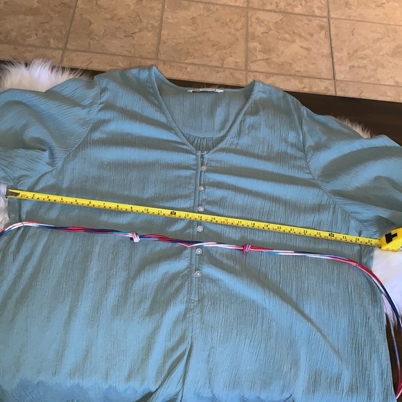 Zara Oversized Rustic Romper w/ rope belt Green Size S - Picture 10 of 17